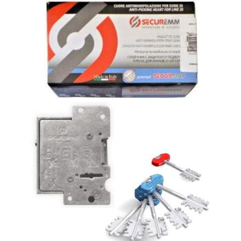 Slēdzene serdene SECUREMME maināma 25SX D Evolution (laba)
