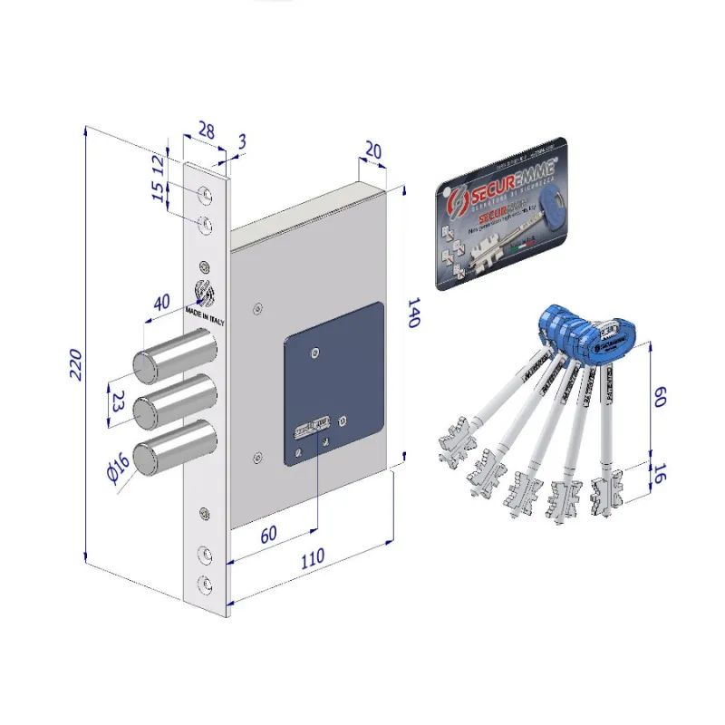 Slēdzene 2019 SECUREMME