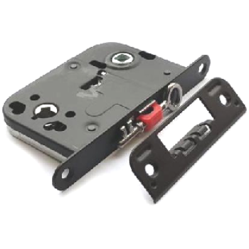 Slēdzene APECS-AVERS 6000-BL WC + pretplāksne melna